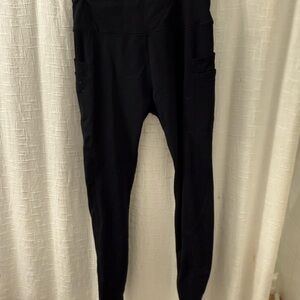 Black fleece lined Leggings